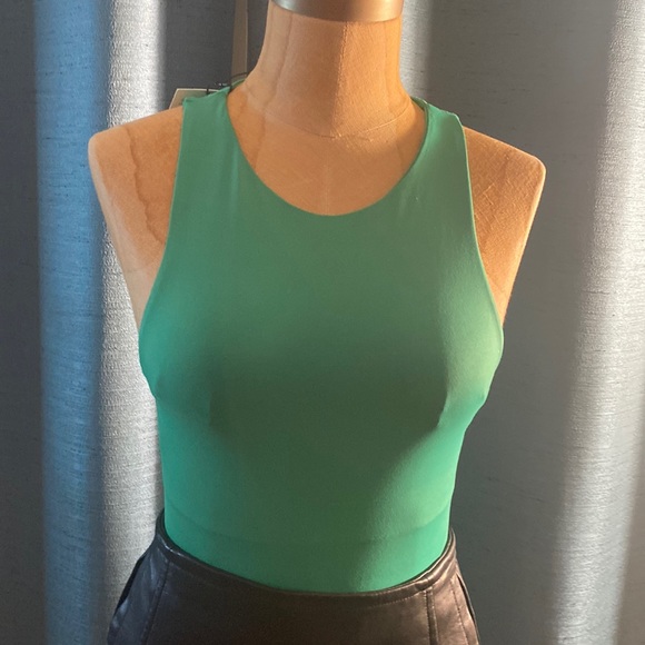 Zara Tops - Zara green bodysuit size small